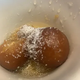 Supposed to be fried cheese but these are cake donut holes