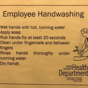 Very important sign in restroom.