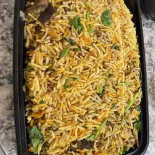 Bone-in Goat Biryani