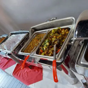 a variety of food items