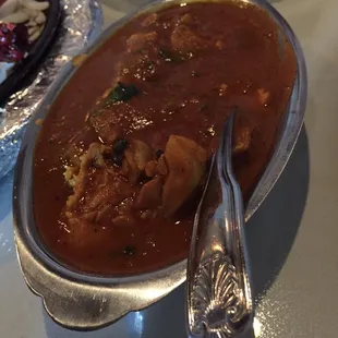 Nanjoori chicken curry $11