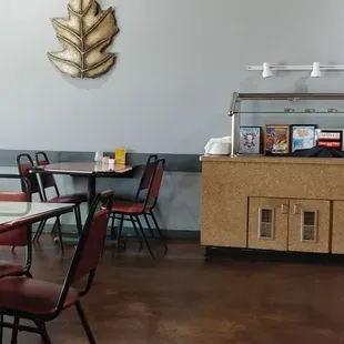 Sadly no buffet due to Covid.