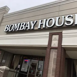 the front of the building