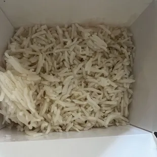 Clumpy ball of rice