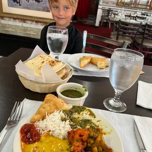 Buffet still on point!! Same &quot;baby&quot;, still loves Indian. He&apos;s become a little more picky .