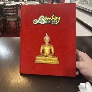 The dine-in menu at Bombay Nights