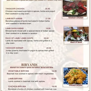 Menu (3 of 6) as of 7/10/2022