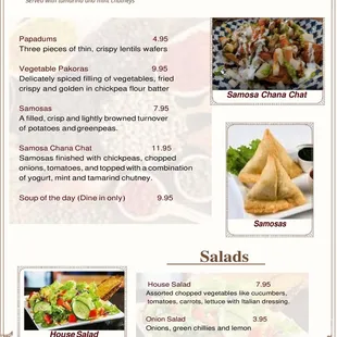 Menu (1 of 6) as of 7/10/2022