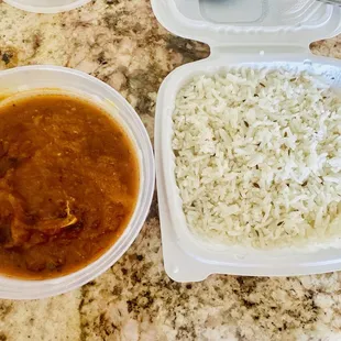 Chicken Curry and Basmati Rice