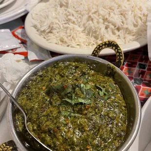 Lamb Saagwala- lamb &amp; spinach dish  Very tasty!