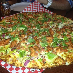 Tandoori Chicken Pizza! Yummy
