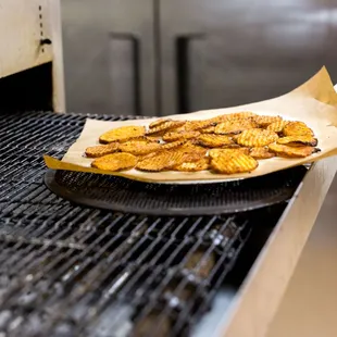 grilled fish, food