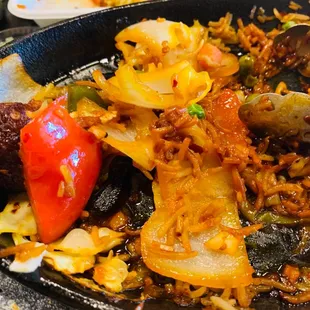 Dragon in India full of onion