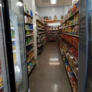 a grocery store aisle