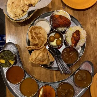 Platter for 2 Bombay Thali