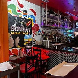 the interior of a restaurant