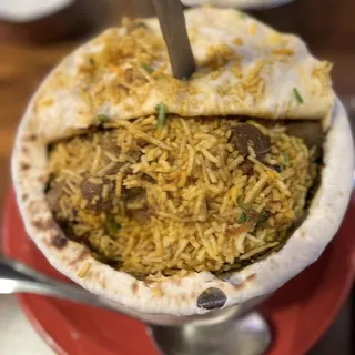 Goat biryani
