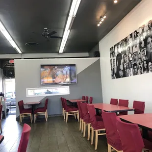 Inside dining area.