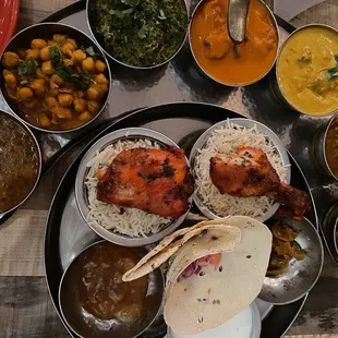 Bombay Thali (sorry but this is not an authentic Bombay thali)
