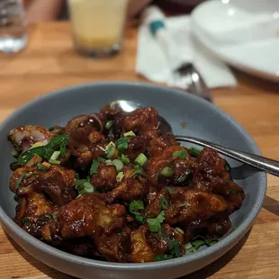 We ordered multiple items . Apart from the biryani all the items were flavorful and tasty. The Manchurian was awesome.