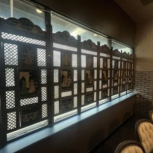 a view of the dining room