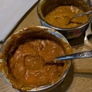 Butter chicken and Tikka masala