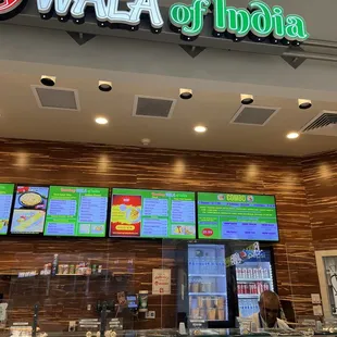 the inside of the restaurant