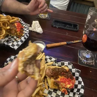 Spicy Hawaiian Pig Burger