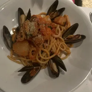 Seafood Bucatini