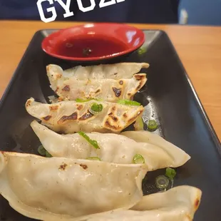 Gyoza pan fried!