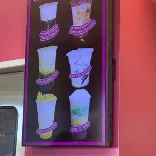 the top 20 drinks on the menu