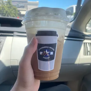 Hazelnut heaven!!! So delicious! I got this half sweetened and I also substituted milk for almond milk. It was perfect!