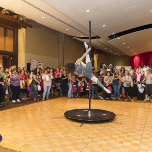 Instructor Gemma performing at the 13th Annual Girls Night Out event hosted by the Ronald McDonald Charities in NM