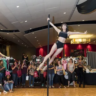 Owner/Instructor Jaymie performing at the 13th Annual Girls Night Out event hosted by the Ronald McDonald Charities in NM