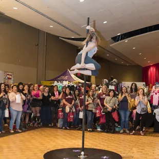Instructor Kendra performing at the 13th Annual Girls Night Out event hosted by the Ronald McDonald Charities in NM