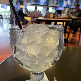There was no shortage of ice in this Mayday Margarita... can I have the Margarita please?