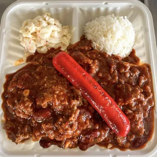 Chili dog plate