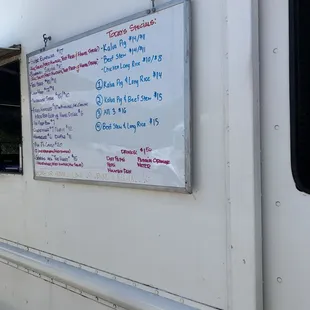 Menu, Friday Specials, 5-24-24