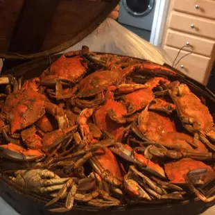 Blue crab bushel