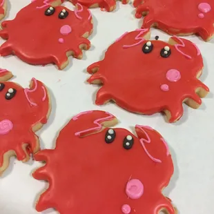 Crab Shortbread Cookies