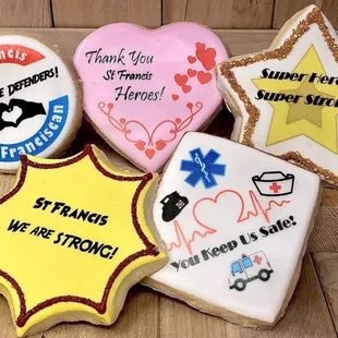 Hospital Morale Boosting Direct Print Shortbread Cookies