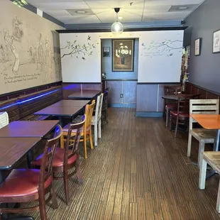 interior, sushi and sashimi