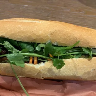 Pork bahn mi