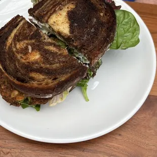 Cucumber and Falafel sandwich