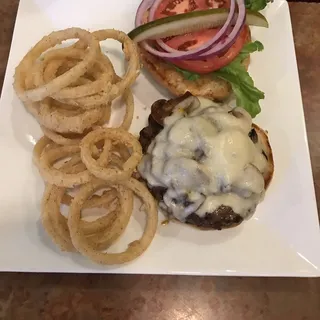 Mushroom Swiss Burger