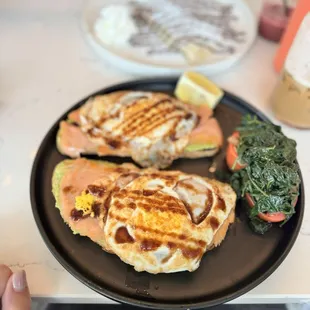 Avocado toast with smoked salmon