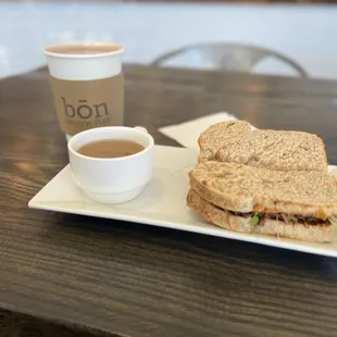 Beef and Cheddar Sandwich