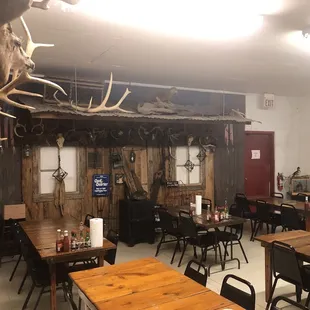 the interior of a restaurant