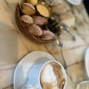 Freshly made madeleines
