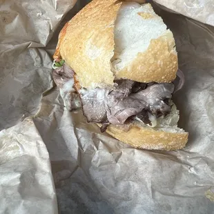 Half London Broil Sandwich
